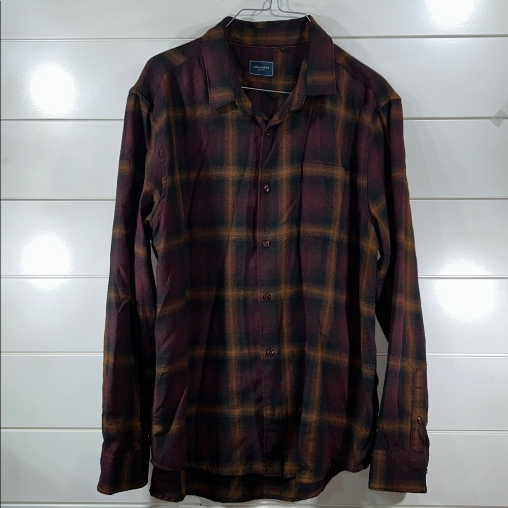 7 Diamonds Rumor plaid flannel shirt